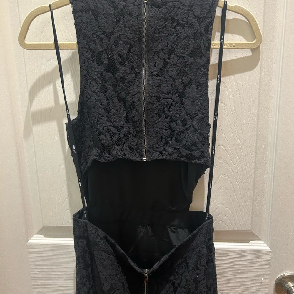 ALI & JAY Black Lace Maxi Dress